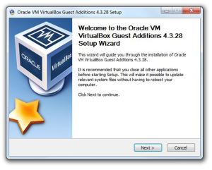 VirtualBox Guest Additions installer